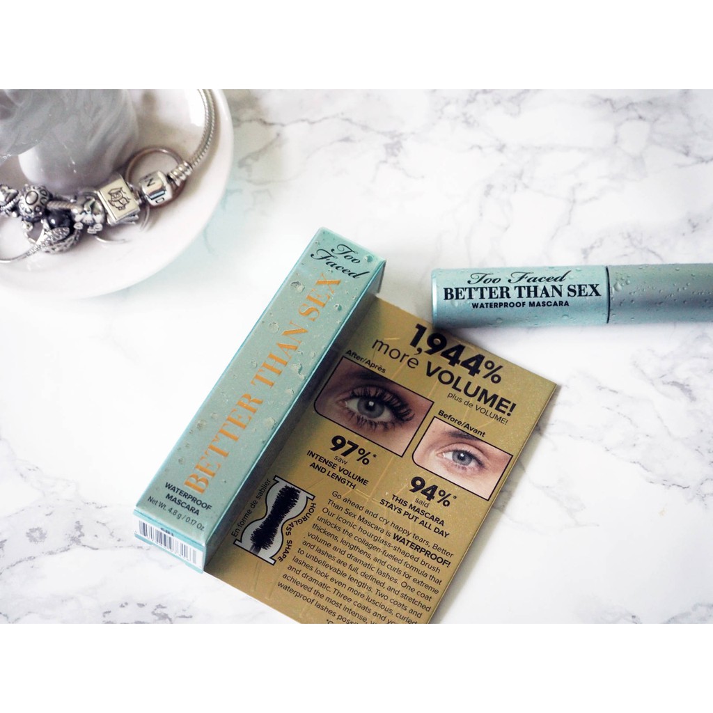 Mascara chống thấm nước Better Than Sex Waterproof của Too Faced | BigBuy360 - bigbuy360.vn