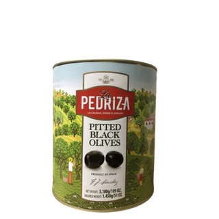 Olive (Ôliu) đen nguyên hạt hiệu La Pedriza Tây Ban Nha hộp lớn 3.1kg