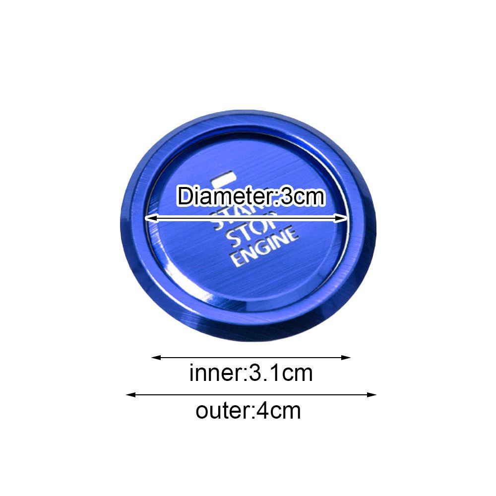 Bộ 2 Nút Tròn Trang Trí Nút Khởi Động Xe Hơi Mazda 3 Axela CX-30