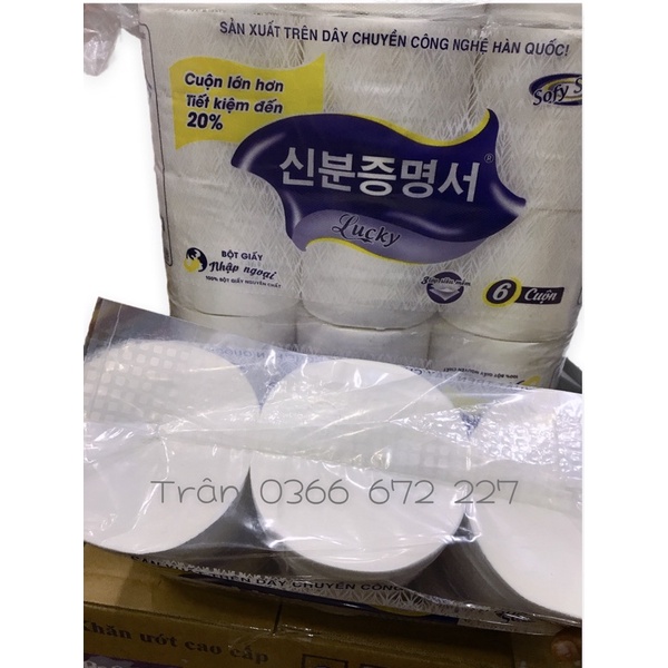 Giấy vệ sinh không lõi lucky 950gram