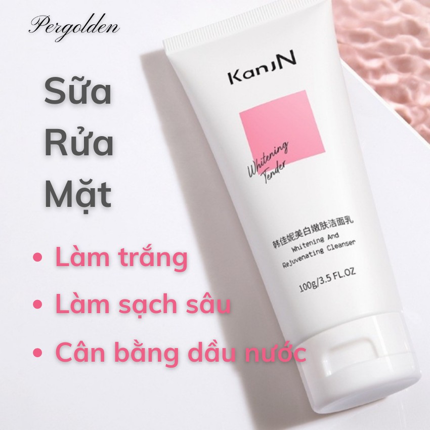 Sữa Rửa Mặt Ngừa Mụn Trắng Da KanJN 100g Sạch Dầu Ngăn Ngừa Mụn KA043 pergolden | BigBuy360 - bigbuy360.vn