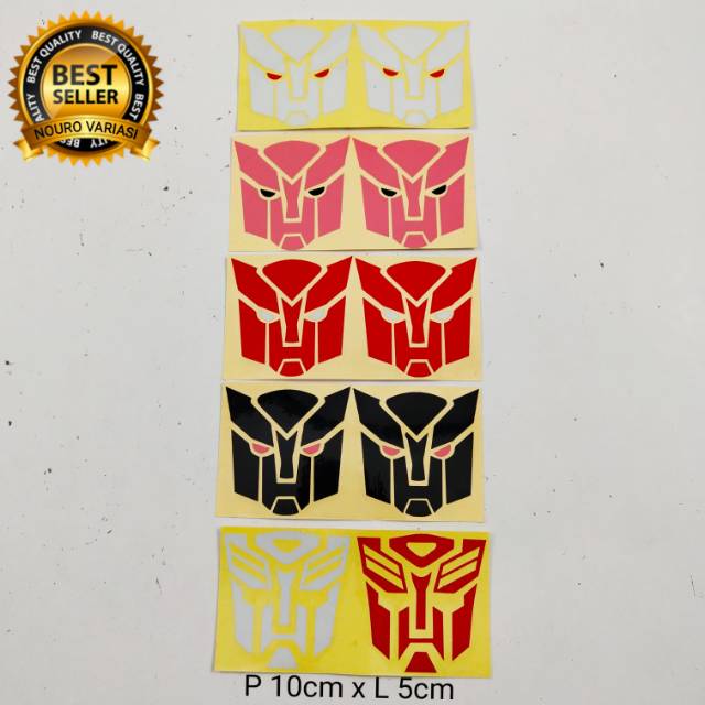 Sticker Dán Trang Trí Xe Hơi Hình Transformer Chất Lượng Cao