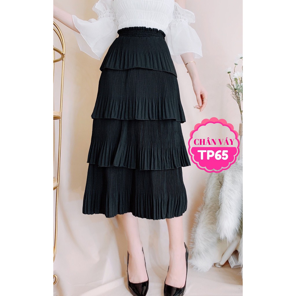 CHÂN VÁY XẾP LI TẦNG DÀI -  CHÂN VÁY TẦNG XINH XẮN TP65 ⚡FREESHIP⚡100% ẢNH THẬT⚡ NN CHUYÊN SỈ - NN STORE | BigBuy360 - bigbuy360.vn