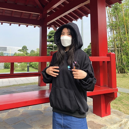 Áo Sweater nỉ bông tay dài in hình Bear phản quang chất cotton dày dặn | BigBuy360 - bigbuy360.vn