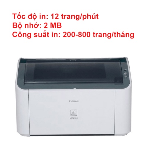 Máy in Laser đen trắng Canon LBP 2900 - Hàng chính hãng phải có Phiếu bảo hành chính hãng