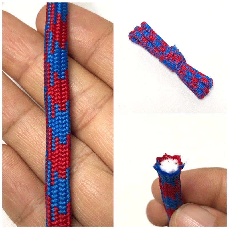 4 sợi - Dây Dù oval 6mm spandex dài 1.4 đến 1.5 mét êm tay + chắc chắn dùng làm sp handmade, căng lều, trang trí