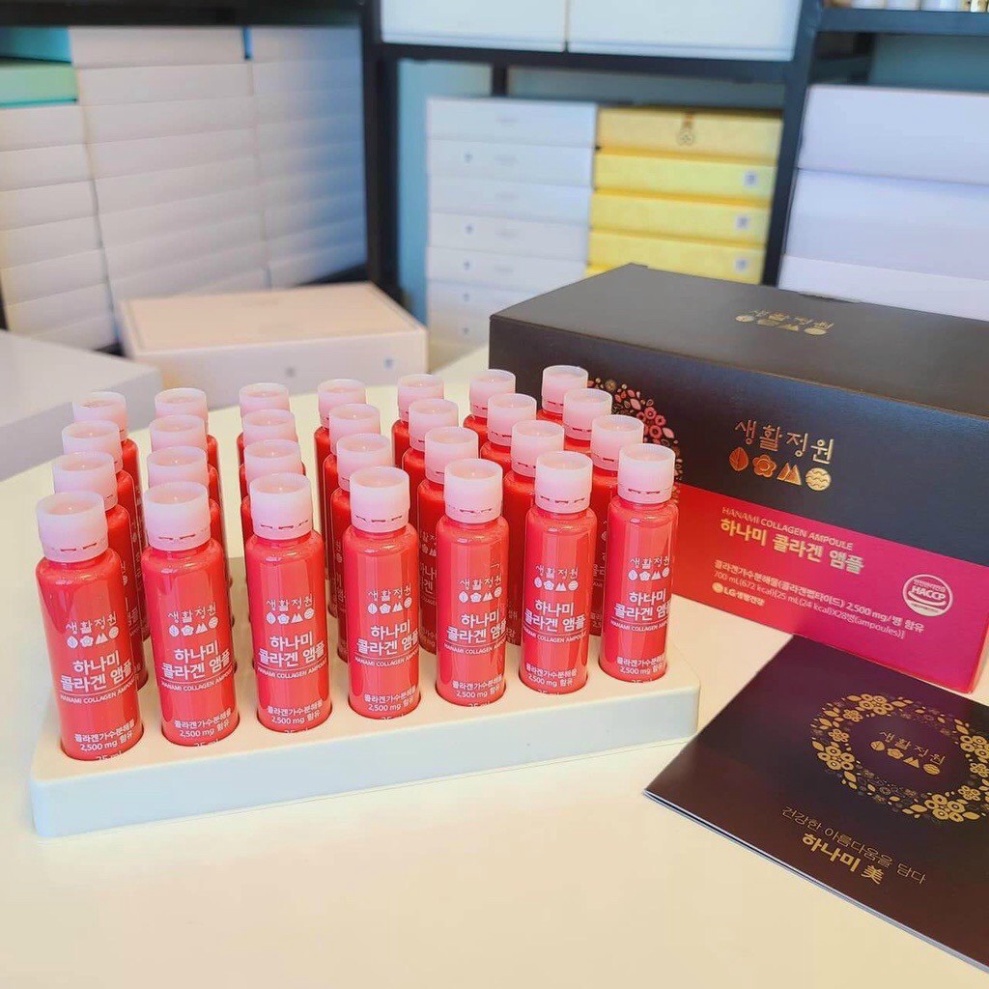 Nước uống Colagen Hanami LG Cao Cấp - Giúp bạn có làn da sáng mịn đẹp một cách tự nhiên [ Hàng Mới Về ]