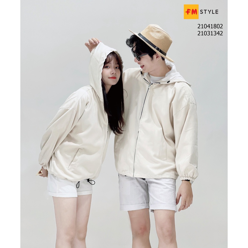 Áo Khoác Kaki Nam Nữ FM Style Áo Chống Nắng Form Rộng 2 Lớp Thoáng Mát Mùa Hè 2106280