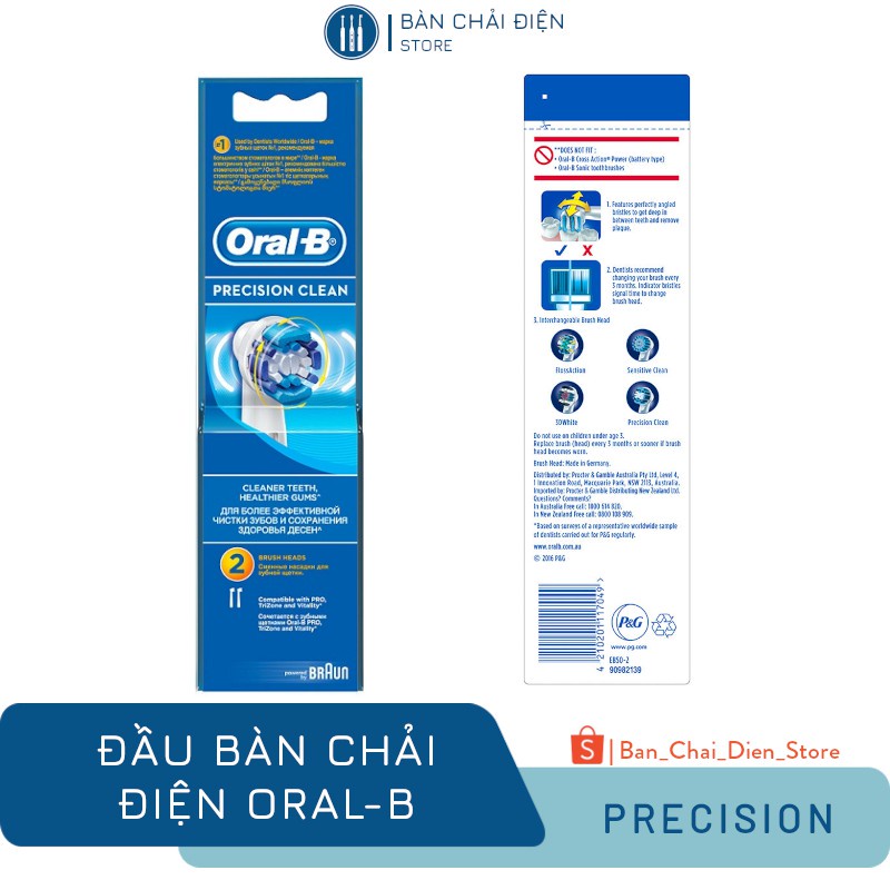 Đầu bàn chải điện người lớn Oral-B