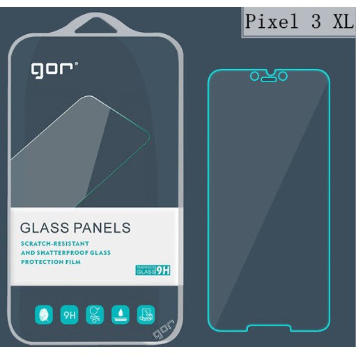 GOOGLE PIXEL 3XL Miếng Dán Cường Lực Hiệu Gor 9h+ [ Không Full]