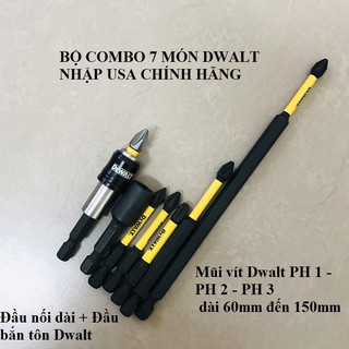 Bộ 7 Mũi Vít DeWalt Chính Hãng Hàng Nhật