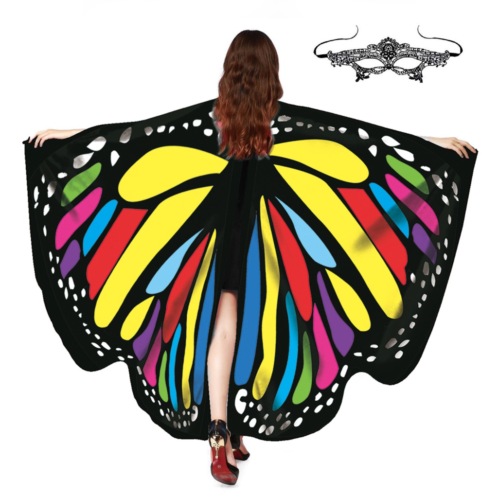 Áo Choàng Bươm Bướm Che Mặt Thoải Mái Để Biểu Diễn Múa Bụng Nhiều Phong Cách Khác Nhau Dành Cho Bạn Gái | BigBuy360 - bigbuy360.vn