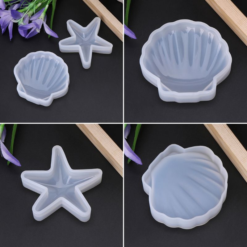 Khuôn silicon tạo hình vỏ sò trang trí bánh