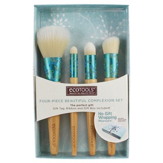 Bộ 4 cọ trang điểm EcoTools, Four-Piece Beautiful Complexion Set