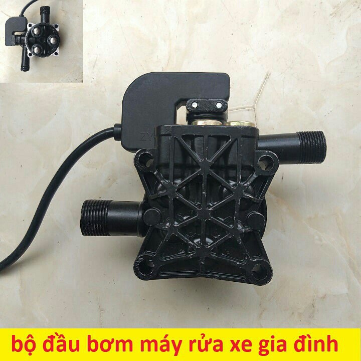 Đầu bơm máy rửa xe gia đình, đầu bơm áp lực máy xịt rửa xe áp lực cao