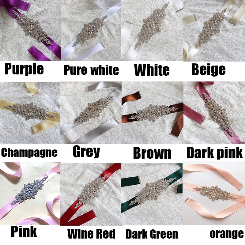 Thắt lưng đính đá sang trọng xinh xắn cho cô dâu