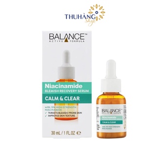 Serum ngừa mụn mờ thâm Balance Active Formula Niacinamide 15% Blemish Recovery 30ml