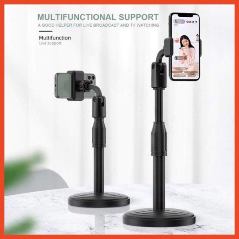 giá đỡ điện thoại đa năng xoay 360 độ, kẹp đỡ điện thoại livestream