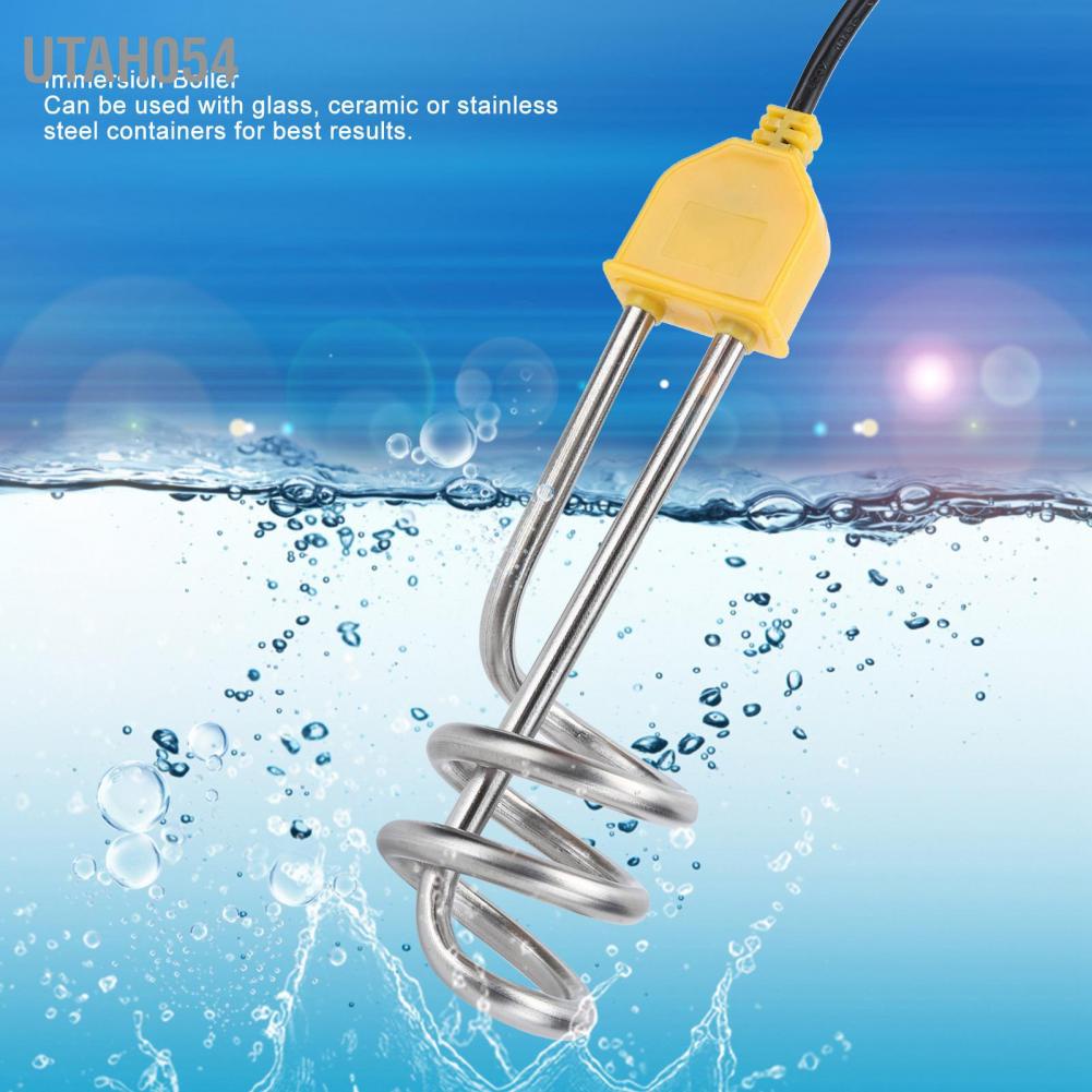 Utah054 1500W Portable Travel Floating Electric Immersion Heater Boile