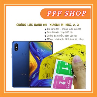 Kính cường lực dẻo nano 9H Xiaomi  Mi mix 2s, Mi mix 3