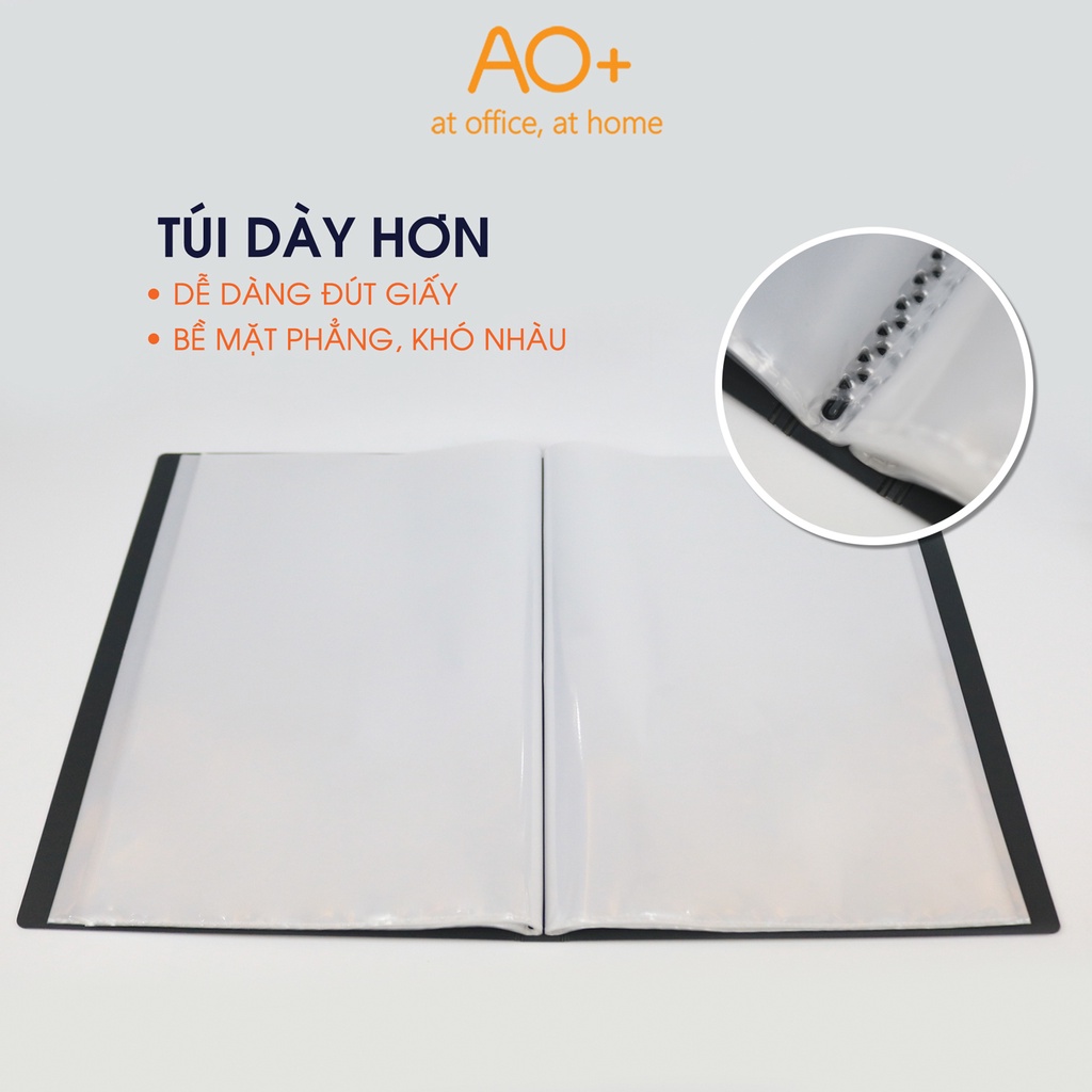 Bìa Lá A4 Switch OFF AO+, Túi Dày 0.06 mm  - WD622/WD624