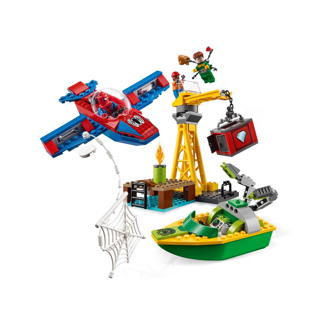 Bộ lắp ráp đồ chơi LEGO lắp ráp Người Nhện Spiderman 76134 (150 chi tiết)