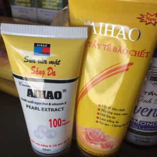 Sữa rửa mặt và tẩy tế bài chết aihao