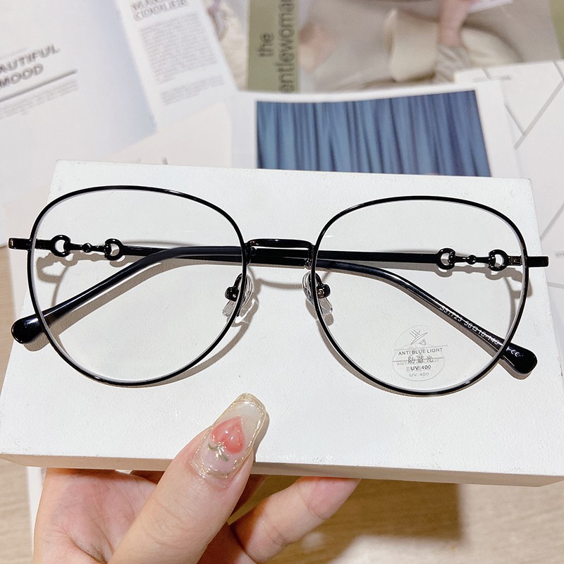 Mắt Kính Gọng Tròn Chống Ánh Sáng Xanh Thời Trang Cho Nam Nữjz31723 | BigBuy360 - bigbuy360.vn