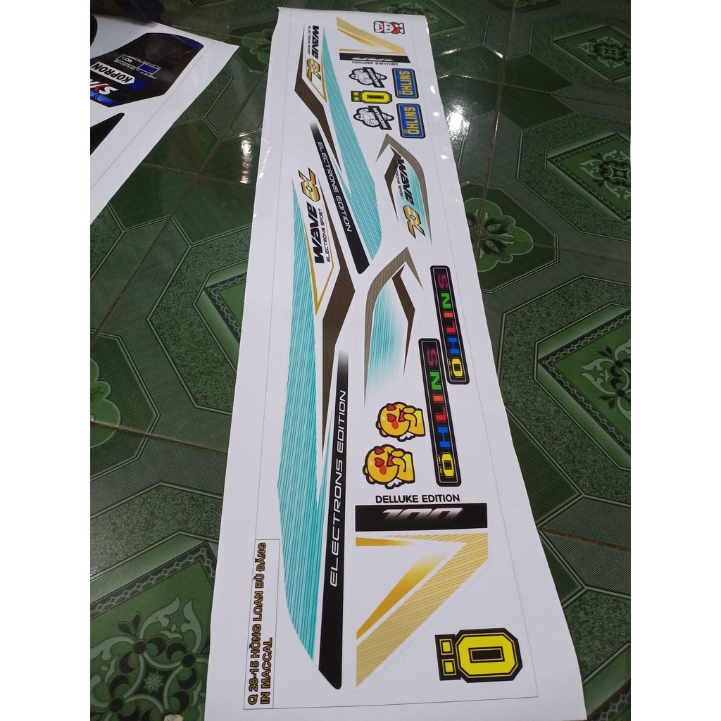 tem rời wave lớn alpha xe trắng