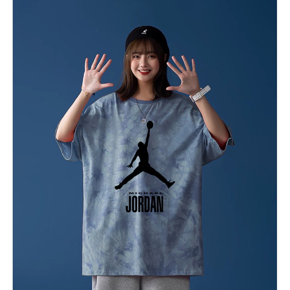 Áo Thun JORDAN CHỮ 100% Cotton, Áo Phông Form Rộng Unisex Cho Nam Và Nữ. .