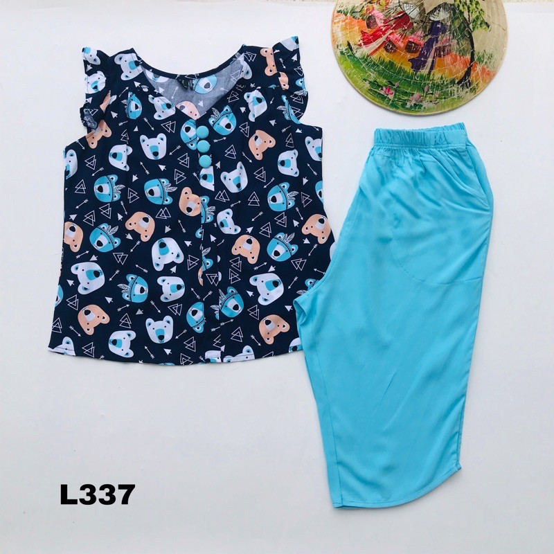 [Mã FAGREEN245 giảm 10% tối đa 30K đơn 99K] Đồ Bộ Nữ Tole Lanh Lửng phối màu | BigBuy360 - bigbuy360.vn