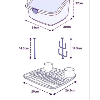 KHAY,GIÁ ÚP BÌNH SỮA CÓ NẮP ĐẬY