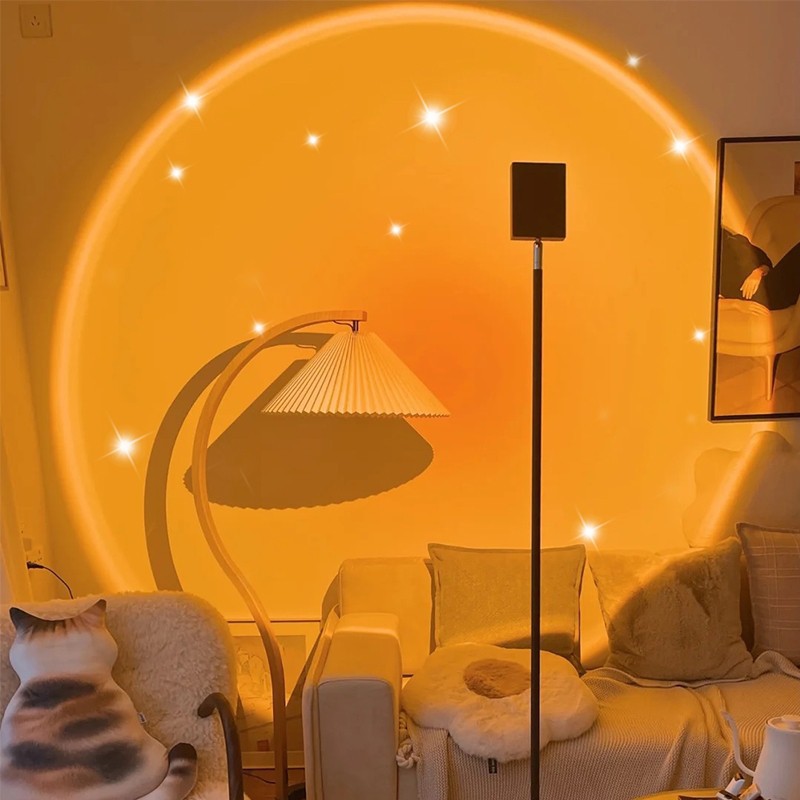 💥 Đèn Chiếu Hoàng Hôn Nhiều Màu Rose - HOTFREND TIKTOK - Đèn Trang trí Sống Ảo