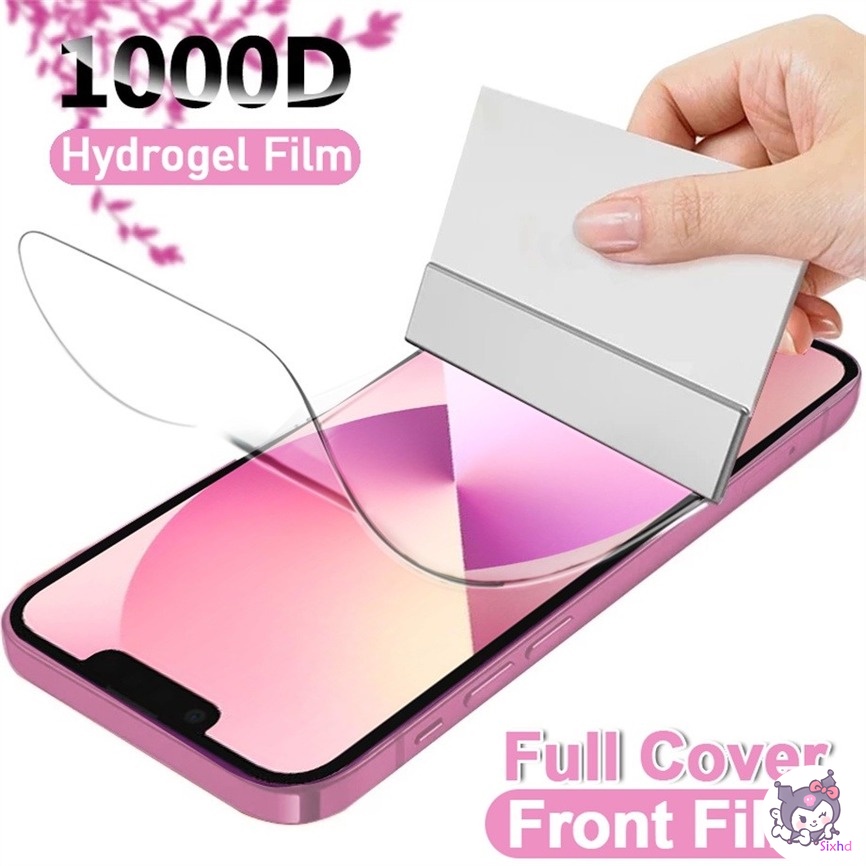 Miếng Dán Hydrogel Chống Thấm Nước Bảo Vệ Màn Hình iPhone 13 12 11 Pro Max SE 2020 X Xr Xs Max iPhone 8 7 6 6s Plus