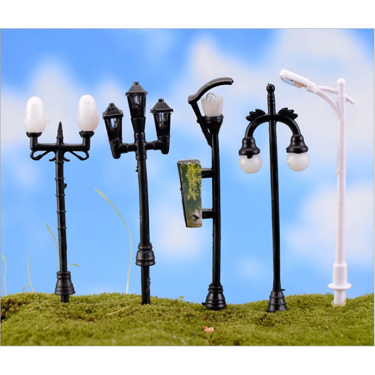 Cột đèn mini 🔥FREE SHIP🔥 phụ kiện trang trí tiểu cảnh