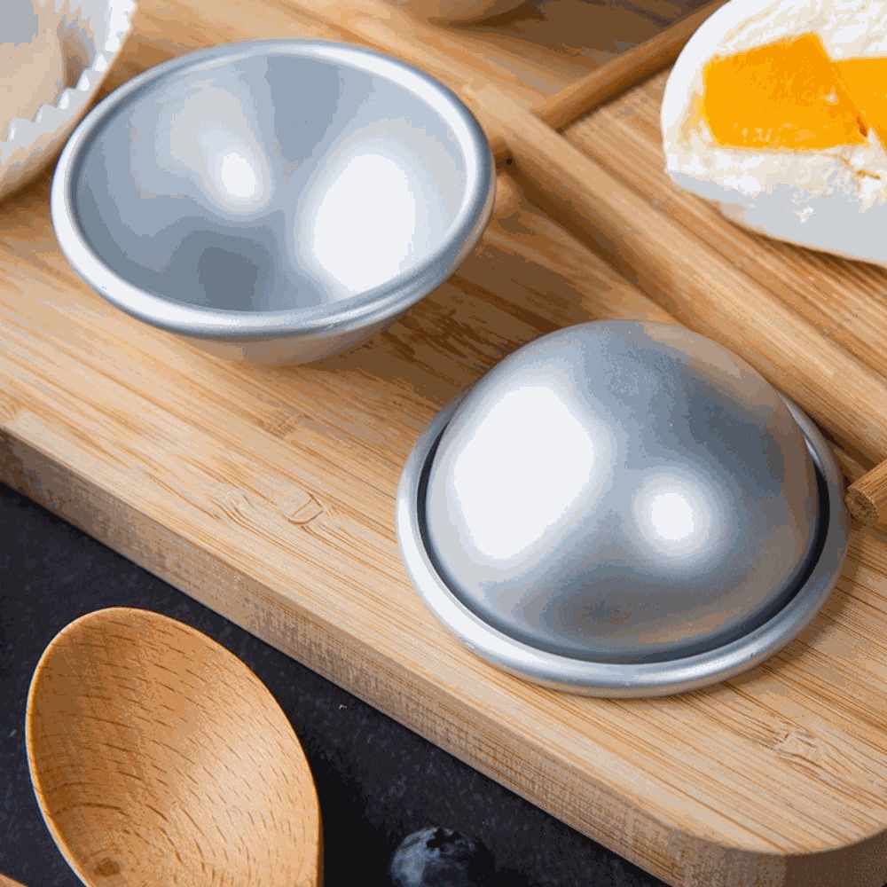 Khuôn Làm Bánh Hình Bán Cầu Bằng Nhôm Tiện Dụng