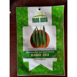 Hạt giống khổ qua xanh trái dài Rạng Đông