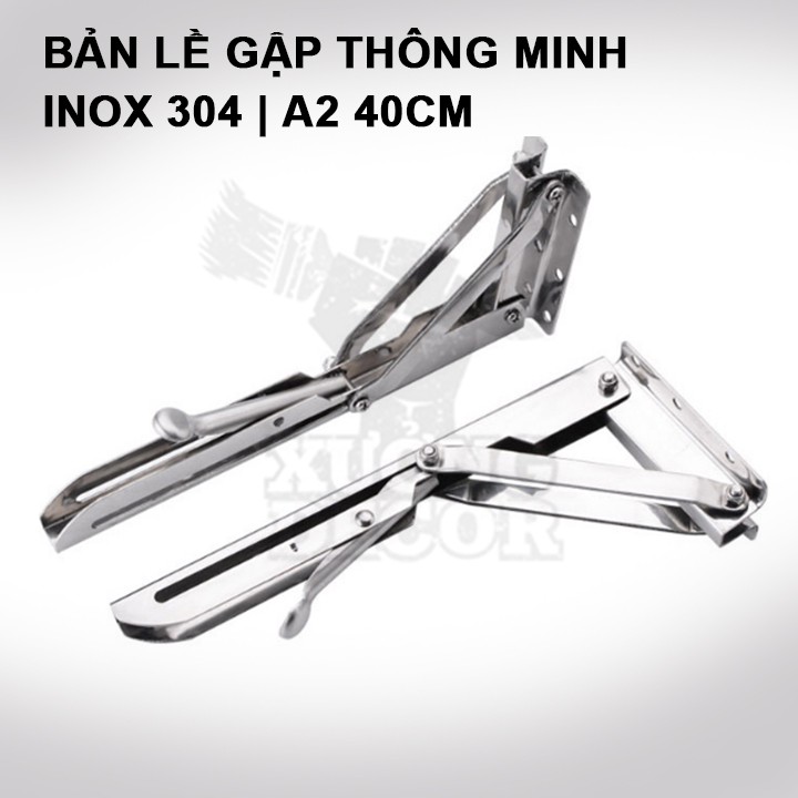 Bản lề gập thông minh inox A2 40cm Bộ 2 chiếc Hàng nhập