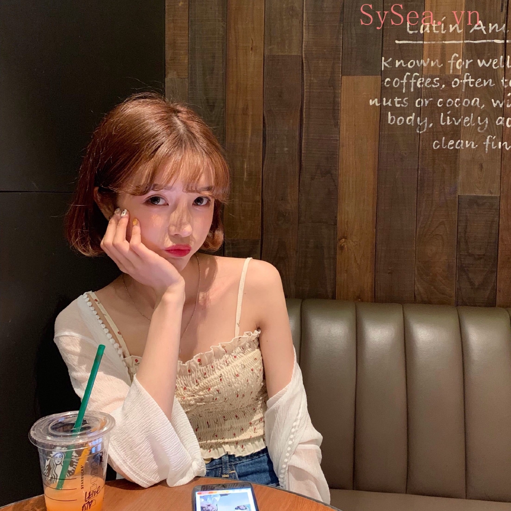 Áo Hai Dây In Hoa Thời Trang Nữ Tính