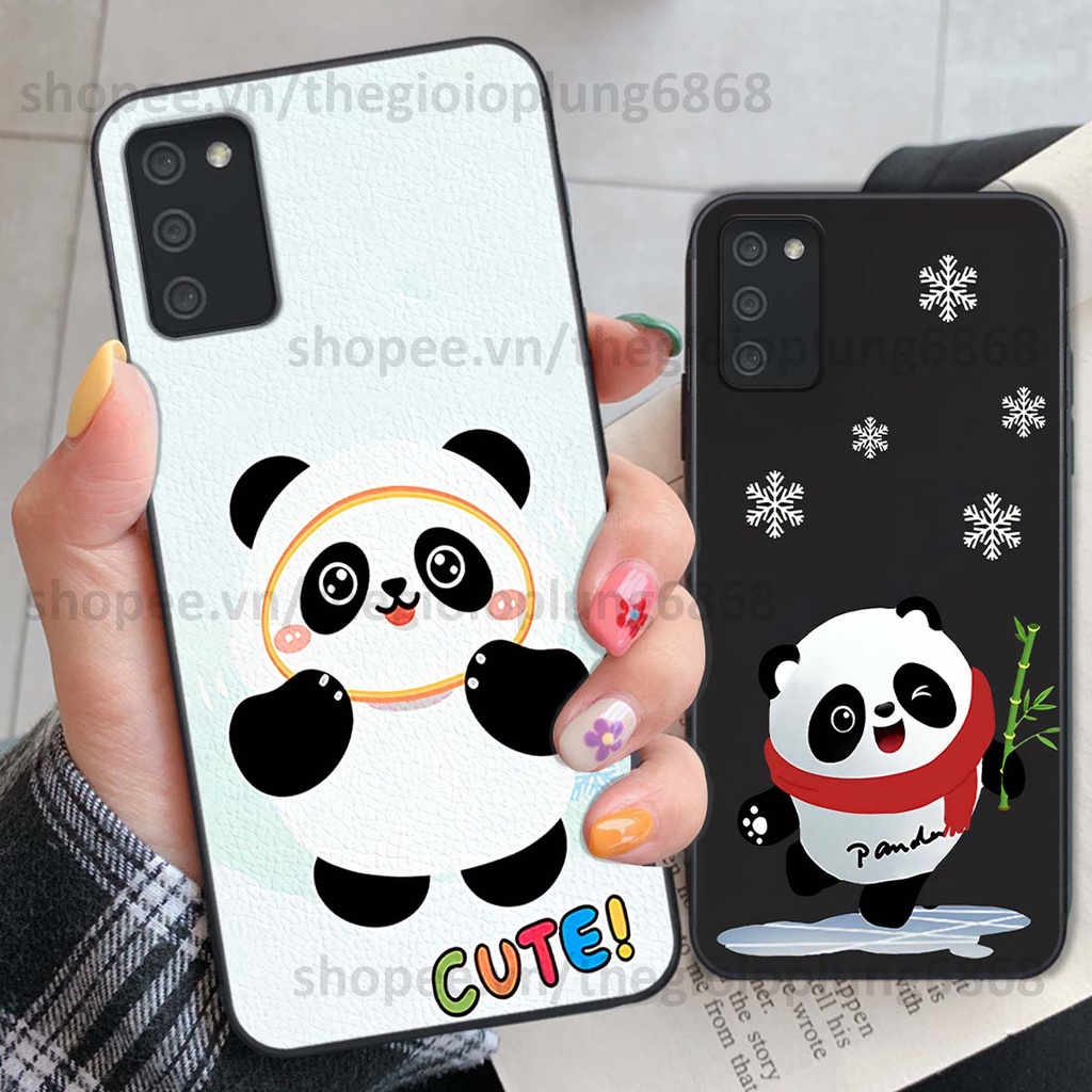 Ốp Samsung A02s / A03s gấu trúc panda cute siêu đẹp siêu xinh cực kì đáng yêu