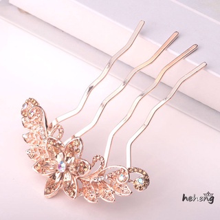 Lược Cài Tóc Hình Hoa Đính Đá 9.50 * 7.50 * 1.00cm