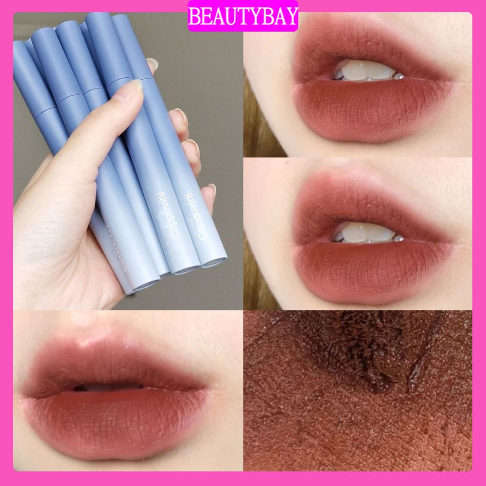 (Hàng Mới Về) Son Môi Màu Nhung Lì Gradient Xinh Xắn Cho Nữ