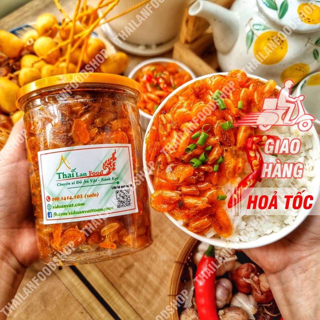 Tép Đồng Rim Tiêu ( Ăn Liền Không Cần Chế Biến) - Lon 400gr