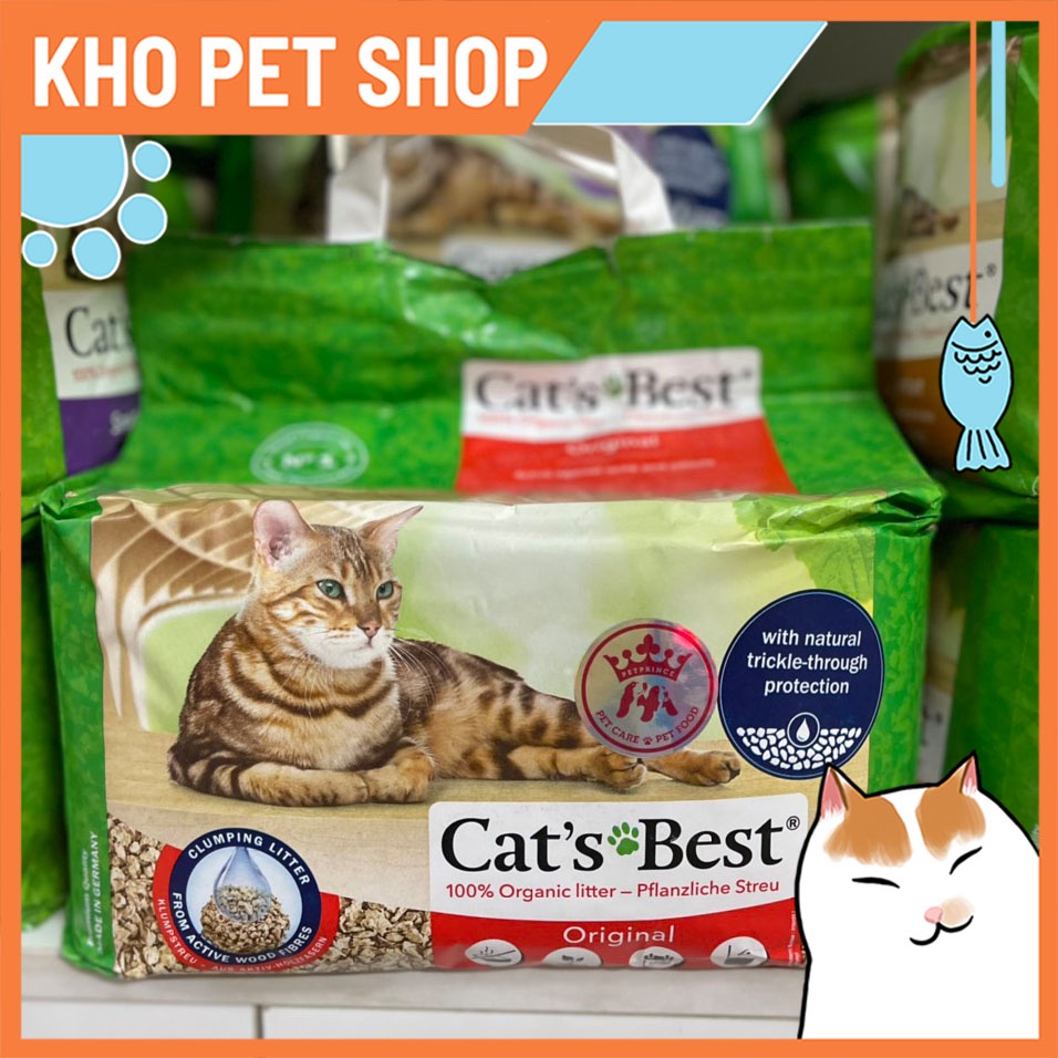 Cát gỗ hữu cơ Cat’s Best Original 10L