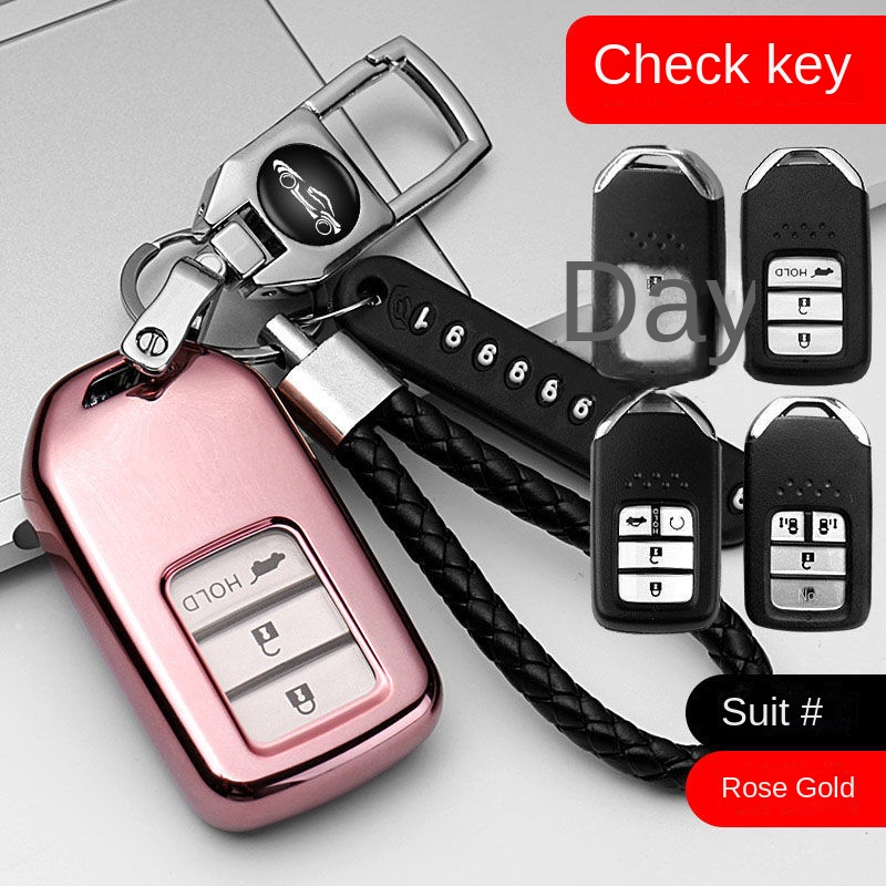 Vỏ Bảo Vệ Chìa Khóa Xe Hơi Honda crv ten- generation Civic Accord Ling Pai Guan Dao XRV Zhifeng Chất Lượng Cao Ốp