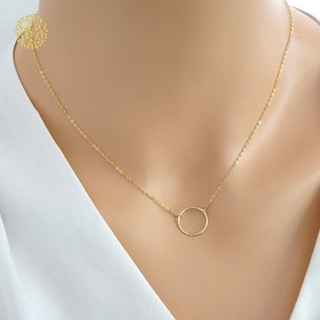 Dây Chuyền Mặt Tròn Nhỏ Xinh Xắn Cho Nữ