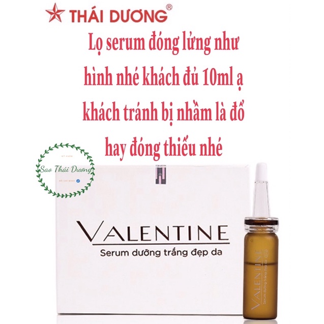 SERUM VALENTINE LỌ 10ml  FREESHIP  CHÍNH HÃNG 100%