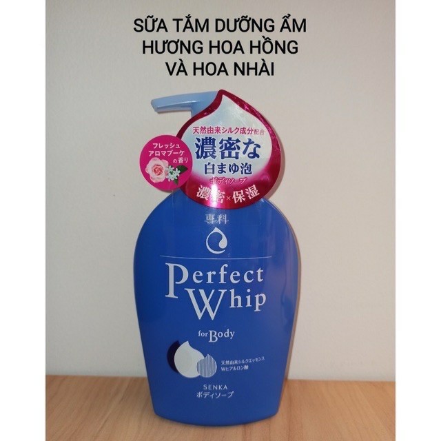 |NỘI ĐỊA NHẬT| Sữa tắm Senka -Sữa tắm dưỡng ẩm,tạo bọt,làm mịn da Senka Perfect Whip for Body 500ml. | BigBuy360 - bigbuy360.vn