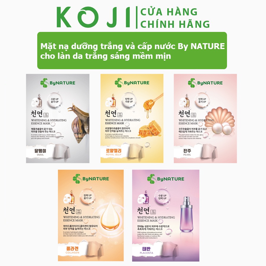 Mặt nạ dưỡng trắng da cao cấp Hàn Quốc By NATURE