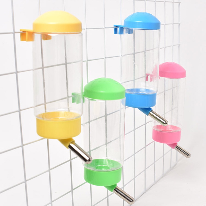 Bình Nước tự động treo gắn chuồng thú cưng cao cấp - 350ml hoặc 500ml ( chó , mèo , thỏ...) GIAO MÀU NGẪU NHIÊN .